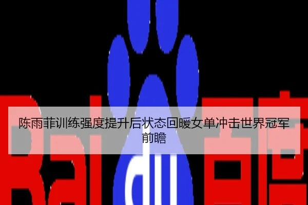 陈雨菲训练强度提升后状态回暖女单冲击世界冠军前瞻