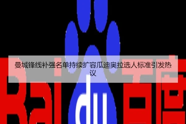 曼城锋线补强名单持续扩容瓜迪奥拉选人标准引发热议